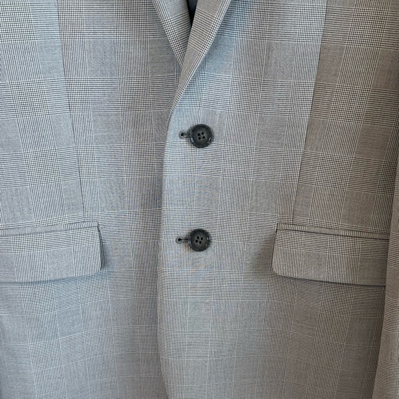 Express Light Gray Men's/Teen Boy Slim Lightweight Dressy Blazer Sz 36S - Picture 2 of 12